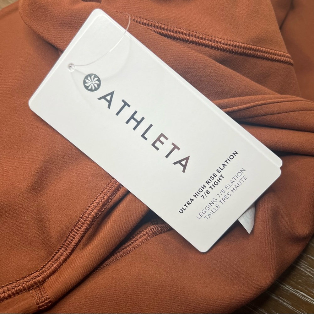 Athleta Ultra High Rise Elation 7/8 Legging Size 3X NWT Ancient Mahogany - Picture 12 of 14